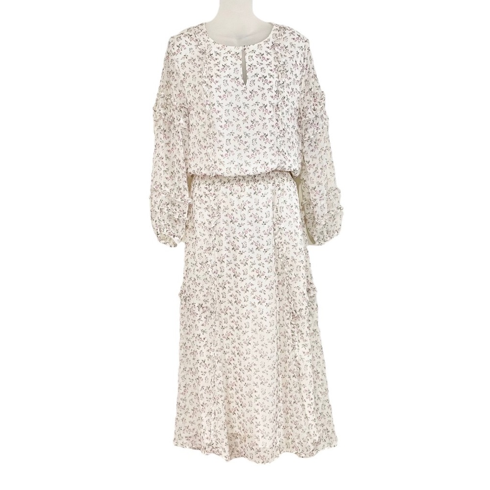 NWT Lauren Ralph Lauren Georgette Floral Dress
